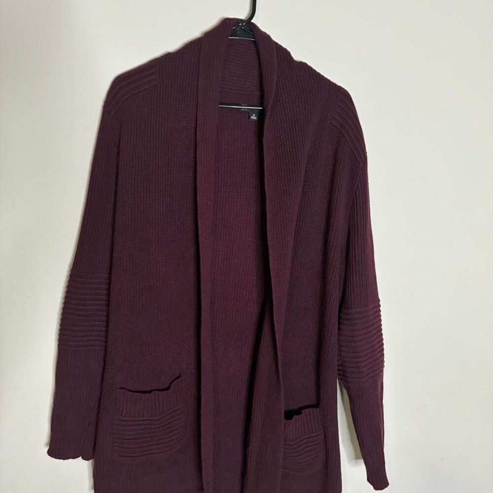 Inc-international-concepts Women's Burgundy Cardigan